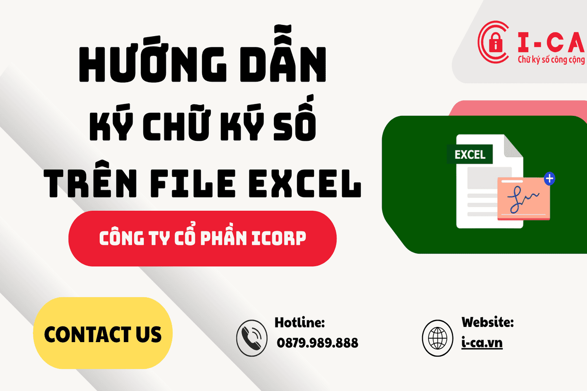 Hướng dẫn ký số trên File Excel